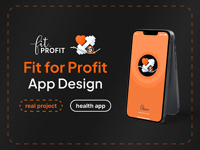 Health & Fitness App Design for Fit for Profit app design design figma figma app figma ui fitness app gym app health fitness health app heath app sports app ui ui design ux