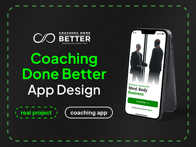 Coaching App Design for Coaching Done Better (CDB) app design app ui app ux coach app coaching app design figma figma app figma design figma ui growth app ui ui design ux ux design