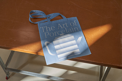 Porcelain Festival - Visual Identity branding graphic design tote bag