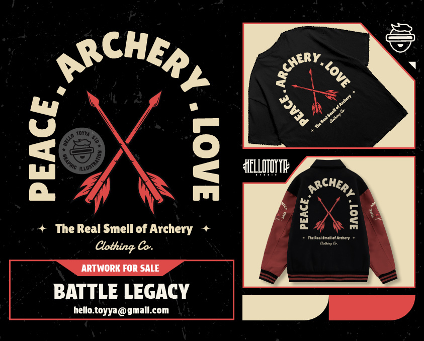 (DESIGN FOR SALE) Arrow illustration for t-shirt | Retro Design archery arrow artwork brand identiy branding clothing brand graphic design graphic tee illustration logo minimalist retro logo tshirt design