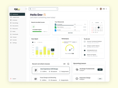 Dashboard Design dashboard design education figma product design ui uiux ux website