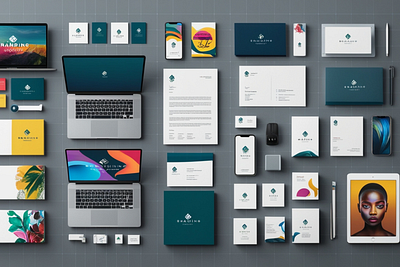 Branding Mockups Library design graphic design illustration logo vector