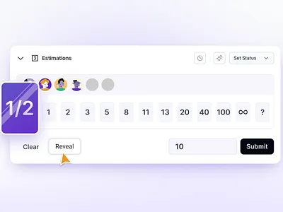 Estimating (Time Picker) design system product design saas ui ux