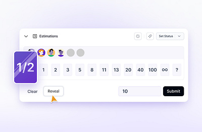 Estimating (Time Picker) design system product design saas ui ux