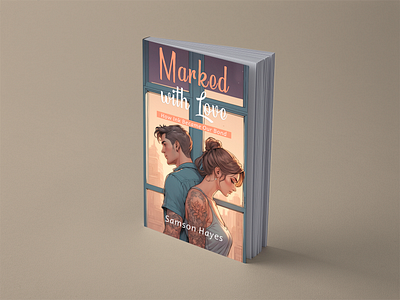 Marked With Love Book Cover amazon kdp cover artwork book cover book cover artwok book cover design cover art ebook cover ebook cover design graphic design illustration paperback