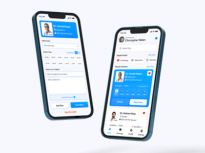 Telehealth & Telemedicine Mobile App Design ai telehealth app booking clinic consultation doctor doctor appointment health app healthcare ui hospital medical medication app medicine meditation patient pharmacy psychologist schedule telehealth telemedicine virtual consultation