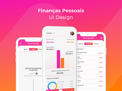 App - Finanças Pessoais app bank designer finanças finaças pessoais fintech ui ux ux ui designer