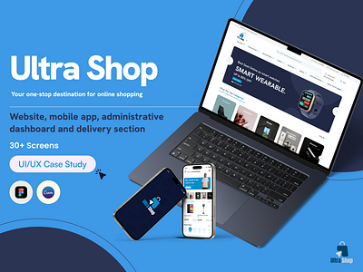 Ultra Shop app design graphic design ui ux we website