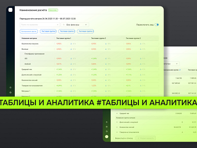 Table design ui ux