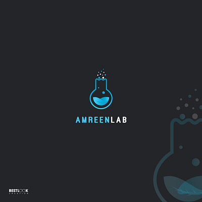 Amreen Lab Logo Design branding design graphic design illustrator logo vector