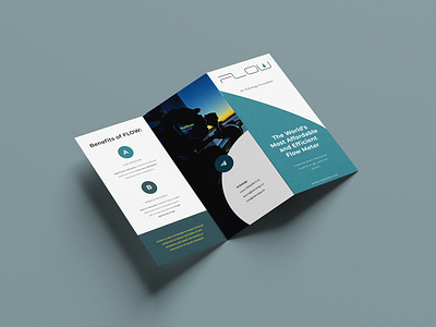 Flow Brochure Design branded print media brochure design brochure mockup graphic design print design