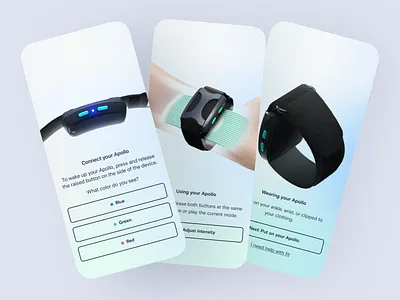 Improving Onboarding for Wellness Wearable App app design mobile onboarding user research ux