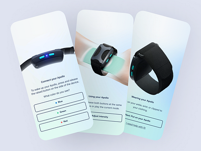 Improving Onboarding for Wellness Wearable App app design mobile onboarding user research ux