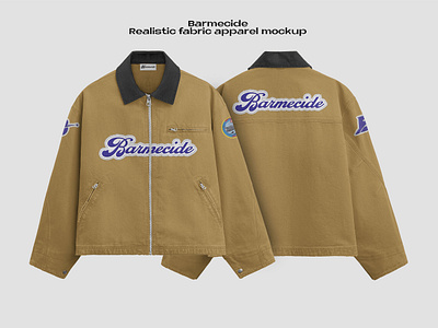 Work jacket mockup coach jacket mockup harrington jacket mockup tech jacket mockup work jacket mockup work wear