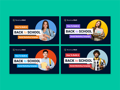 Blog Header Images advertising back to school blog brand brand design branding campaign class dental marketing dental software dentist design graphic design hero image layout design marketing design school student typography