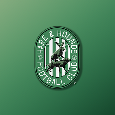 Hare & Hounds F.C. Badge badge branding design football graphic design logo