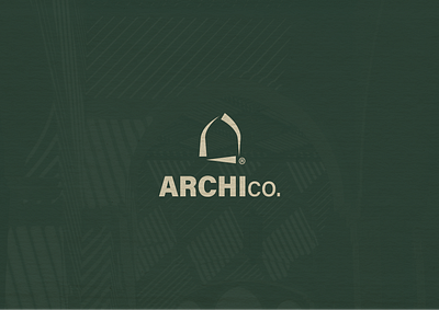 ArchiCo Branding architecture branding illustration logo