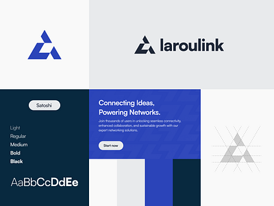 Laroulink - Brand identity brand identity branding creative design logo logo design product design visual identity