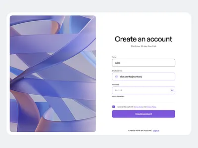 Sign Up page app design interface page sign up ui uiux web design website