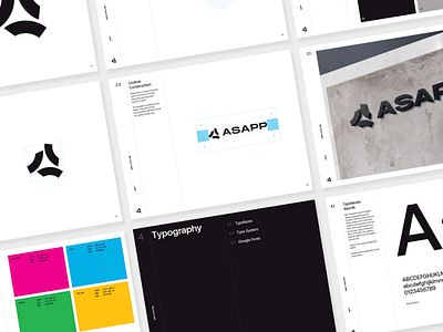 ASAPP Brand Guidelines ai asapp brand brand designer brand guidelines brand identity brand strategy branding branding strategy clean design focus lab graphic design identity logo logo design logo designer logotype verbal identity visual identity