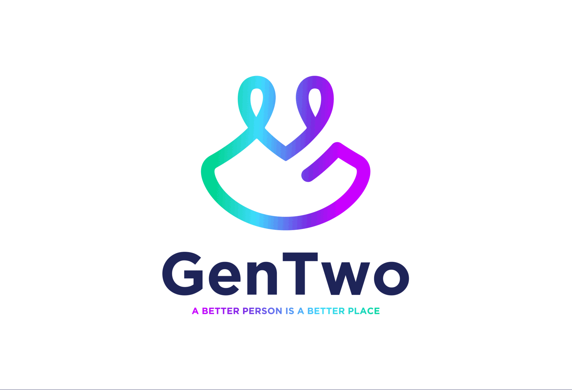 GenTwo app logo animation app app logo brand branding graphic design icon logo logo abstract logo creation logo minimal logo minimalist logo modern mobile app software tech technologie two ui ux