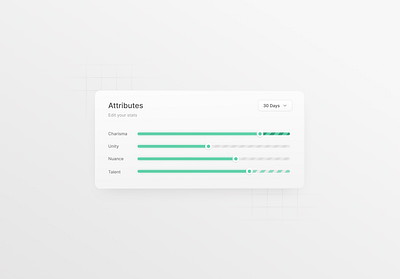 Daily Sketch 3 | Stat slider animation challenge design figma illustration ui