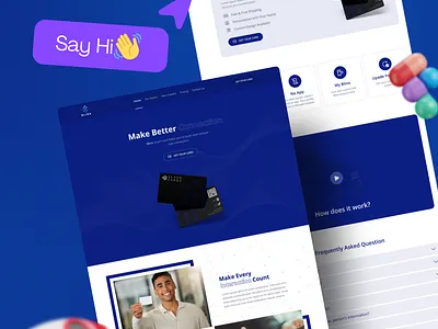 💳 Smart Card Website Design design smartcard ui ux website websitedesign wordpress