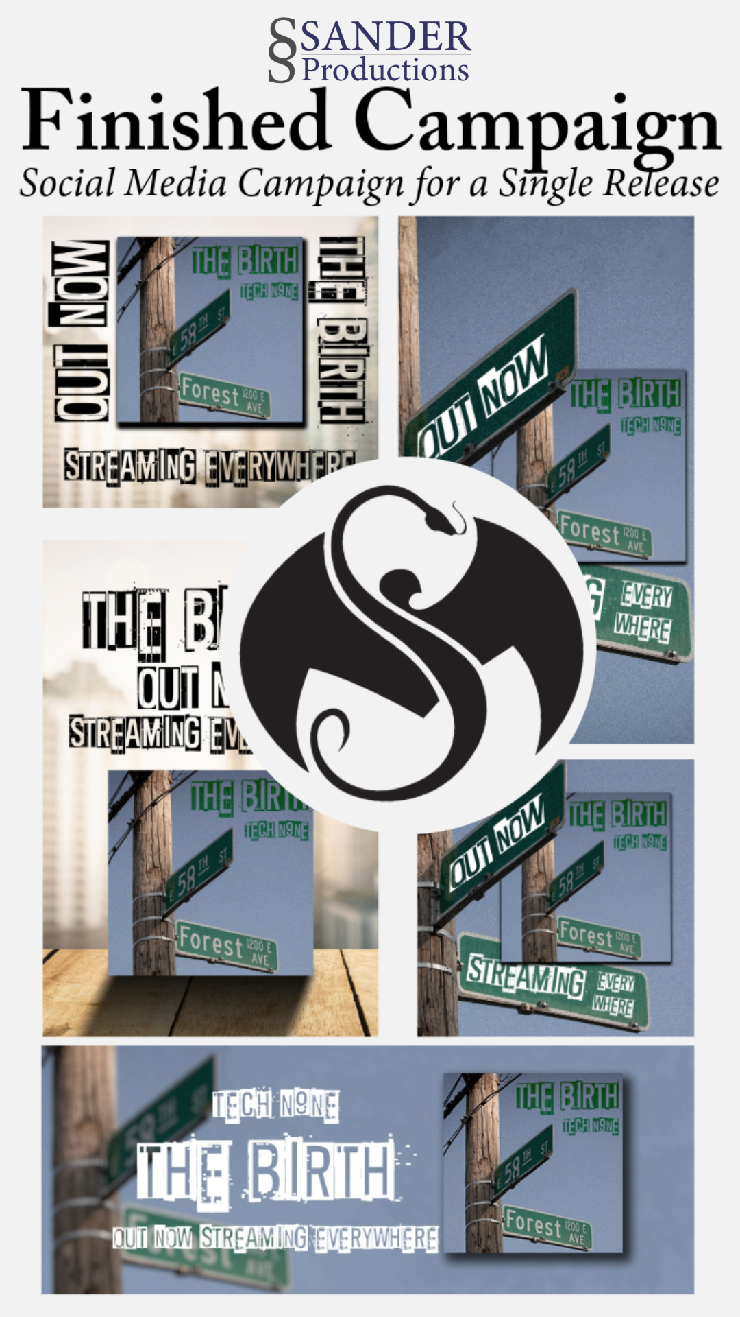 Social Media Campaign Design branding campaign graphic design marketing music social media