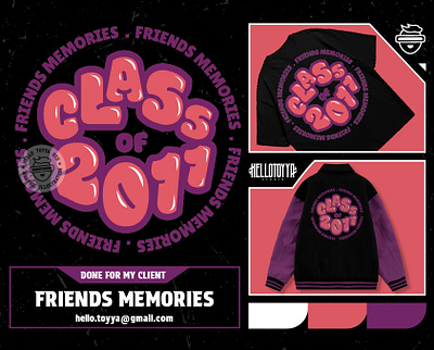 (SOLD OUT) Friends memories. My client custom t-shirt design anniversary apparel branding class clothing community custom design family friends memories graphic design illustration logo logo tshirt school streetwear tshirt tshirt design