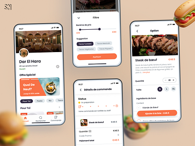 Food App: Digital Menu App app delivery design digital menu food menu mobile restaurant ui