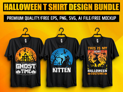 Halloween T Shirt Design Bundle branding cat cat vector custom custom graphic custom t shirt custom template design etsygiftshops ghost graphic design halloween holiday illustration logo t shirt t shirt design typography ui vector