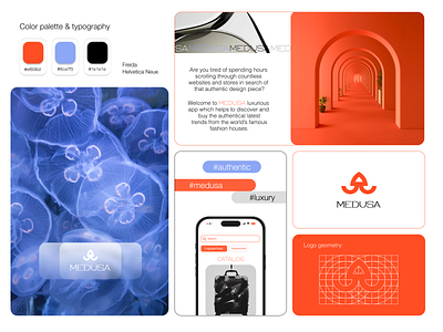 medusa store - design branding design graphic design logo mobile design ui