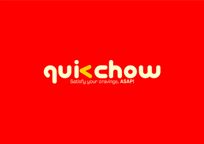 QuikChow branding graphic design logo