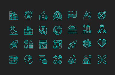 ClarkeHopkinsClarke Icons app app icon architecture design graphic design icon design icon set iconography icons illustration logo