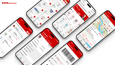 CVS - A redesign of a healthcare application cvs healthcare healthcare application pharmacy pharmacy application redesign ui ux