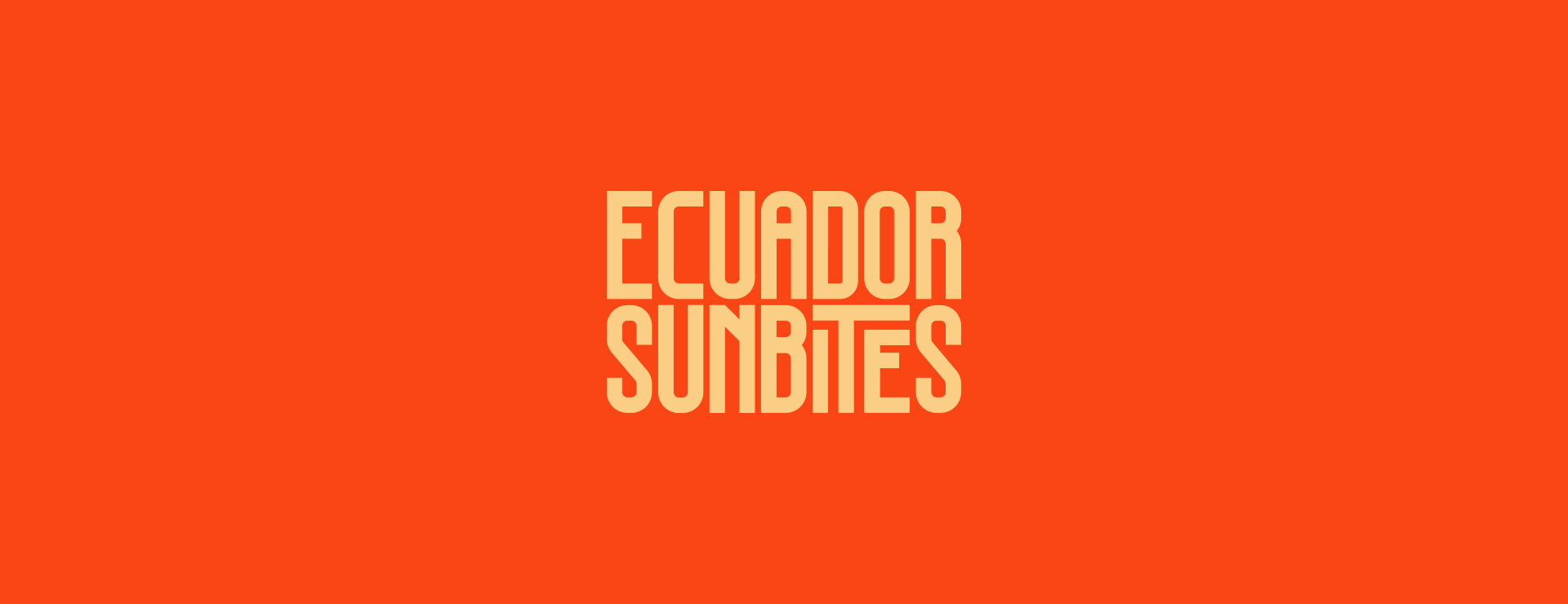 Brand Identity / Ecuador Sun Bites concepto de marca creatividad design diseño diseño de empaque diseño de marca diseño logo empaque graphic design guia de marca identidad identidad de marca logo logotipo manual de marca typography vector