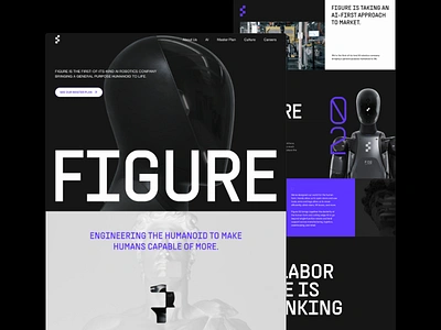 Figure Website Design art direction branding design typography ui web web design website