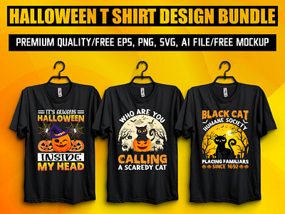 Halloween T Shirt Design Bundle branding cat vector custom custom design art custom graphic design etsygiftshops graphic design halloreen halloween design halloween tree illustration logo photography pumpkin t shirt t shirt design typography vector vector art