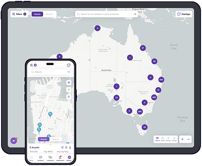 Property Mapping app app design branding graphic design ios maps marketplace mobile app product design property app real estate ui ux