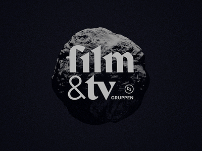 Film & TV Gruppen Logo film font design logo logo design motion graphics type visual identity