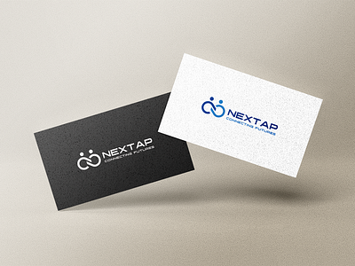 NextTap Logo Design brand identity design branding business card graphic design illustration logo logo design nfc business card nfc logo typography vector