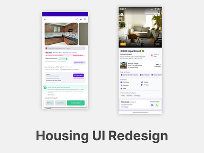 Housing UI Redesign design real estate ui ui challenge