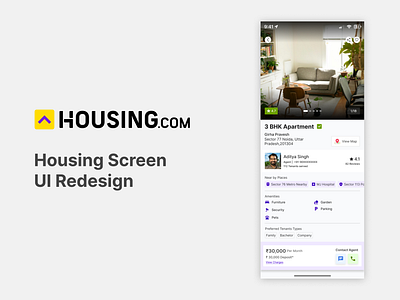 Housing UI Redesign design housing real estate rental ui ui challenge