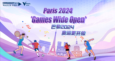 Paris 2024: ‘Games Wide Open’ animation