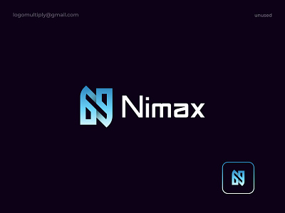 Nimax logo design/ N letter modern logo branding design graphic design icon letter n logo logo logo design logos modern logo n letter n letter logo n logo saas technology