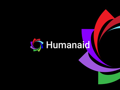 Humanaid modern logo design| welfare institution| organization branding business logo creative design graphic design institute logo logo creator logo design logo designer logo maker minimal modern modern logo ngo organization social logo unique unique logo welfare organization