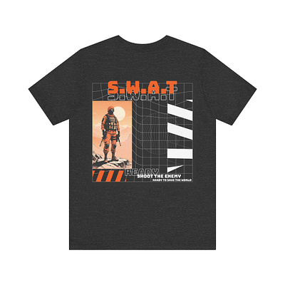 S.W.A.T T-shirt Design black tshirt branding graphic art graphic design graphics illustration photoshop photoshop art photoshop graphics printed tshirt design swat t shirt tshirt design tshirt printed