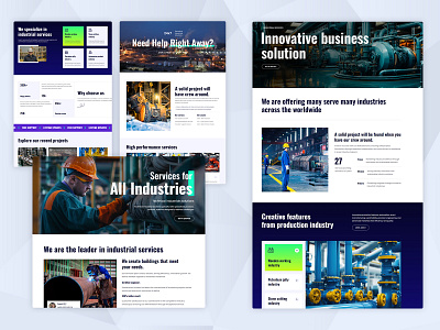 Aroxel - Industry & Factory WordPress Theme business theme business website construction industrial machinery industrial products manufacturing factory seo friendly uiux web design web development wordpress theme wordpress website