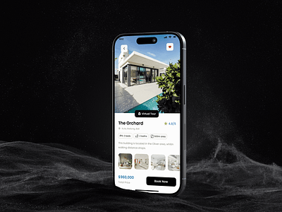 Real Estate Mobile App 🏡 booking housing mobile app real estate rent ui