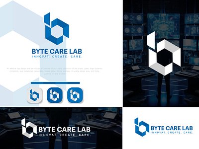 Byte Care lab Cyber security | Brand logo 3d b logo brand style guide branding guidelines branding logo cyber security letter b logo logo maker logo presention minimalistlogo modernlogo